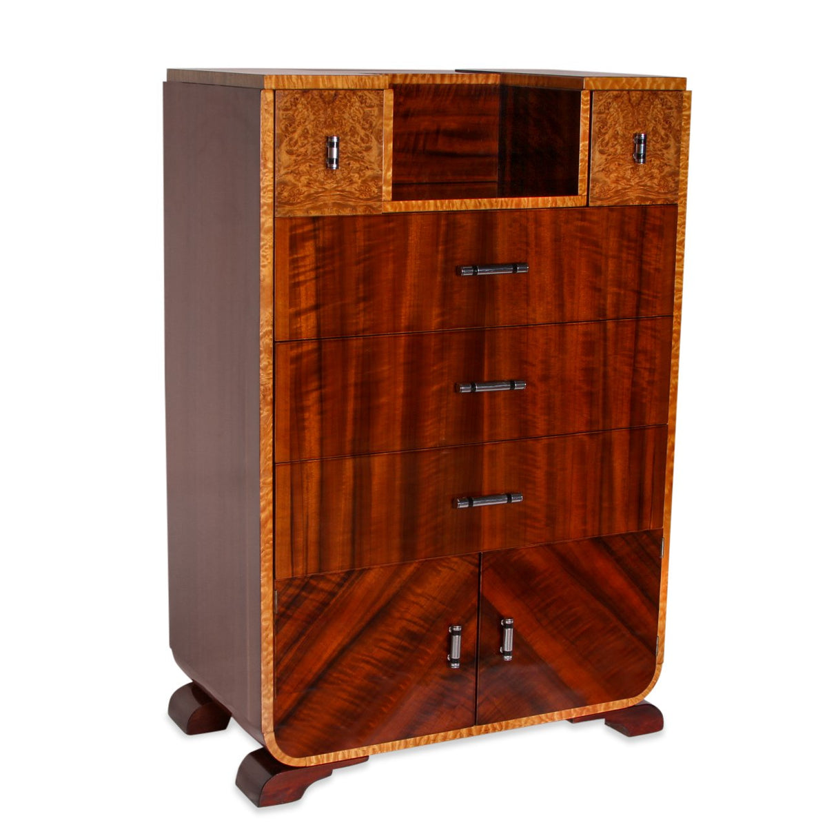 Art Deco Machine Age High Chest by Williamsport