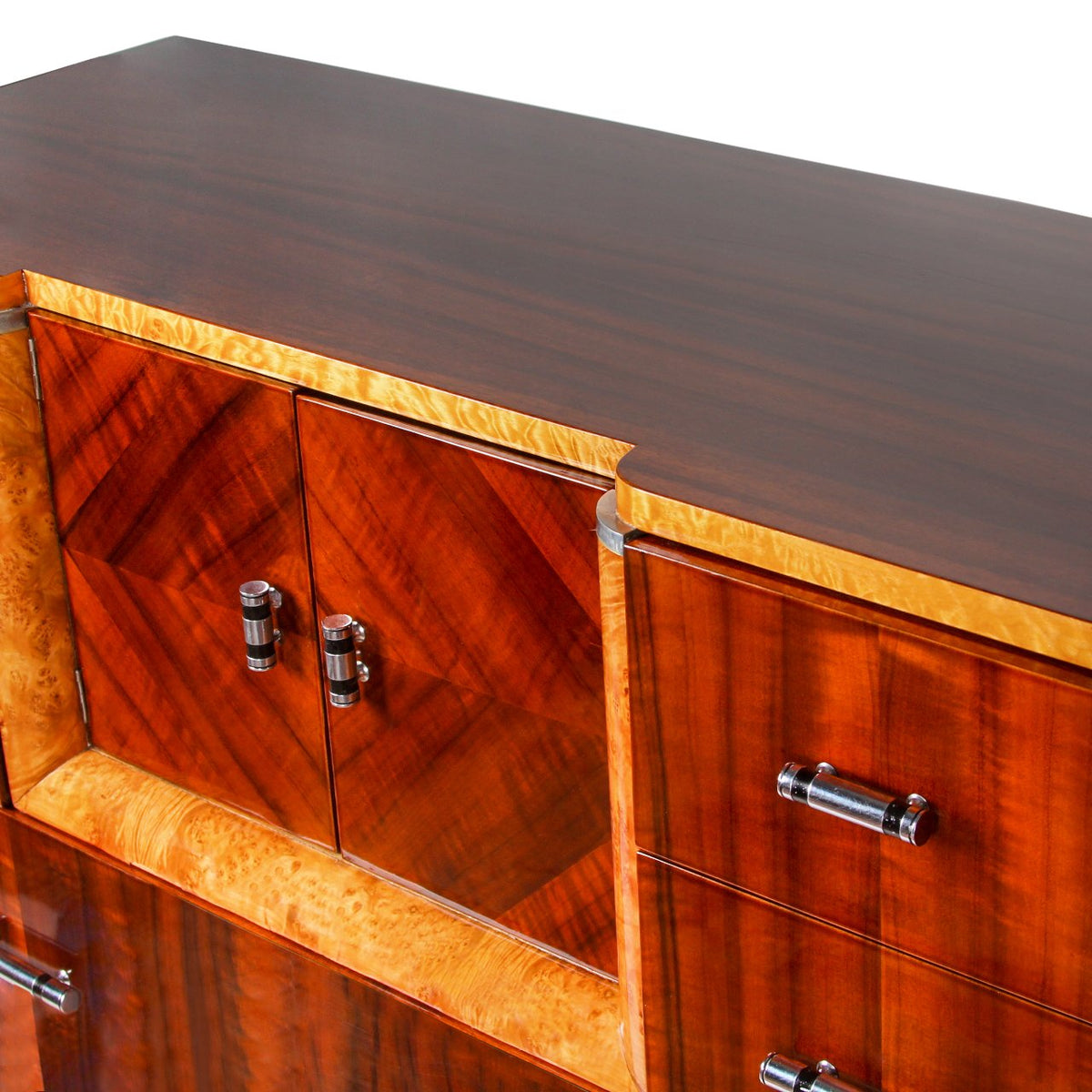 Art Deco Machine Age Server Credenza by Williamsport