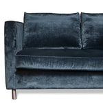 Avery Boardman Custom Sofa in Blue Velvet