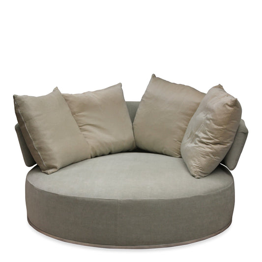 B&B Italia Amoenus Circular Swivel Sofa by Antonio Citterio