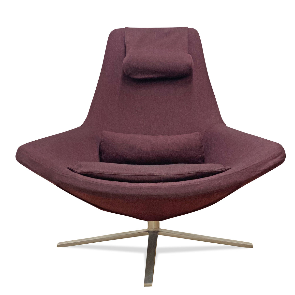 B&B Italia Metropolitan Swivel Armchair by Jeffrey Bernett