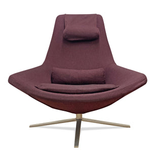 B&B Italia Metropolitan Swivel Armchair by Jeffrey Bernett