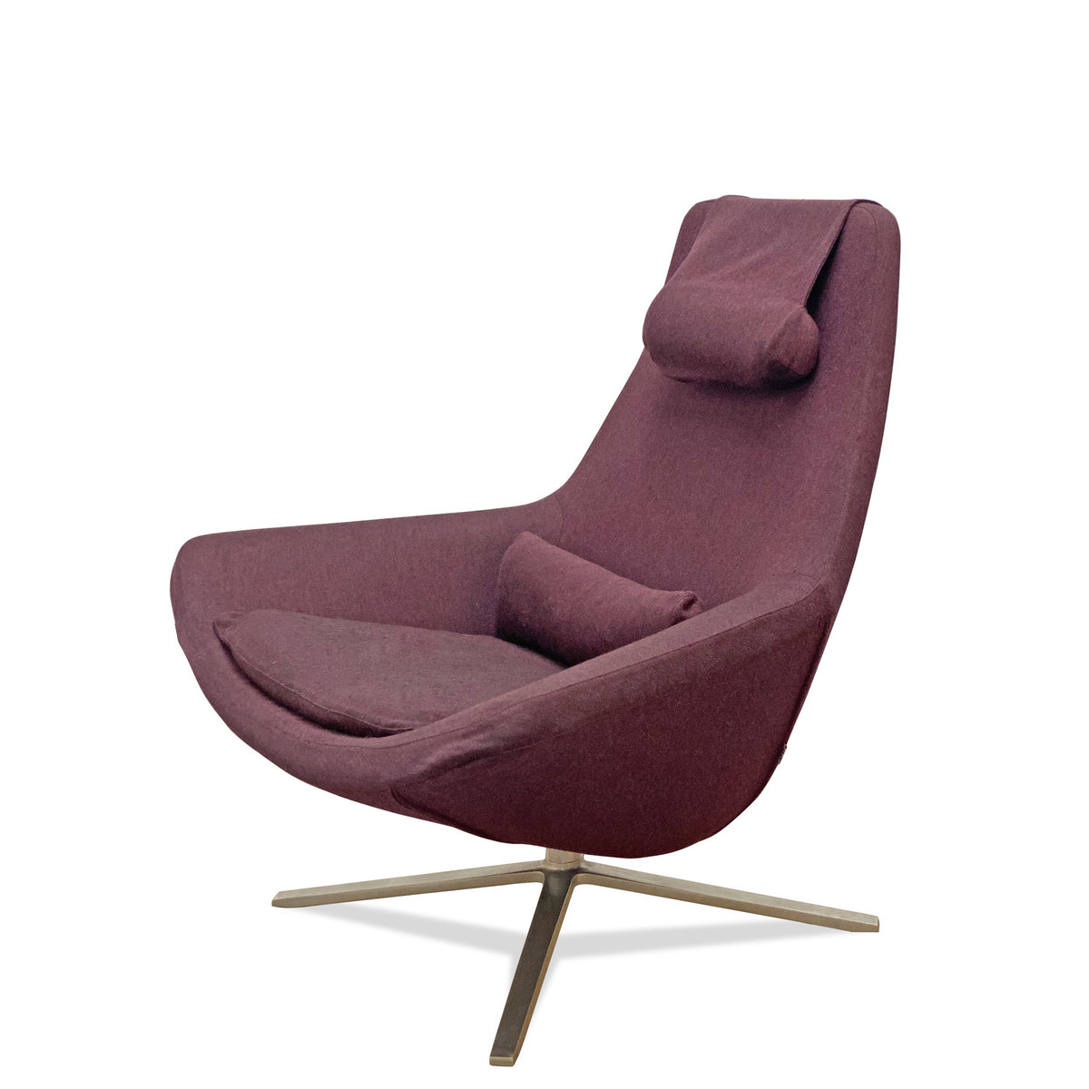 B&B Italia Metropolitan Swivel Armchair by Jeffrey Bernett