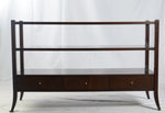 Barbara Barry Collection For Baker Mahogany Console Table