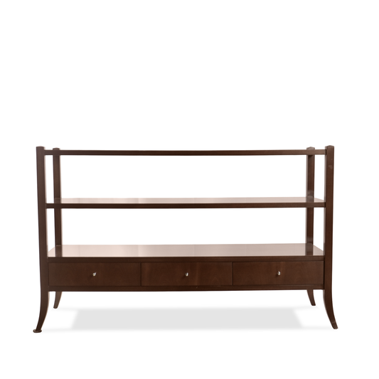 Barbara Barry Collection For Baker Mahogany Console Table