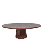 Barbara Barry for Baker Encircle Dining Table with Leaves and Brass Details