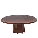 Barbara Barry for Baker Encircle Dining Table with Leaves and Brass Details