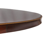 Barbara Barry for Baker Encircle Dining Table with Leaves and Brass Details