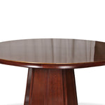 Barbara Barry for Baker Encircle Dining Table with Leaves and Brass Details