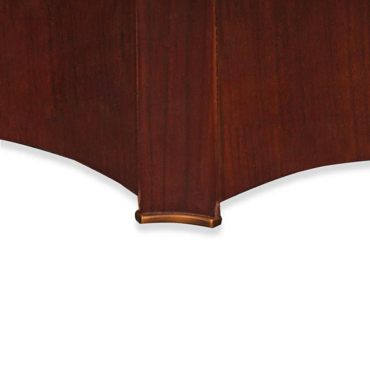Barbara Barry for Baker Encircle Dining Table with Leaves and Brass Details