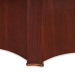 Barbara Barry for Baker Encircle Dining Table with Leaves and Brass Details