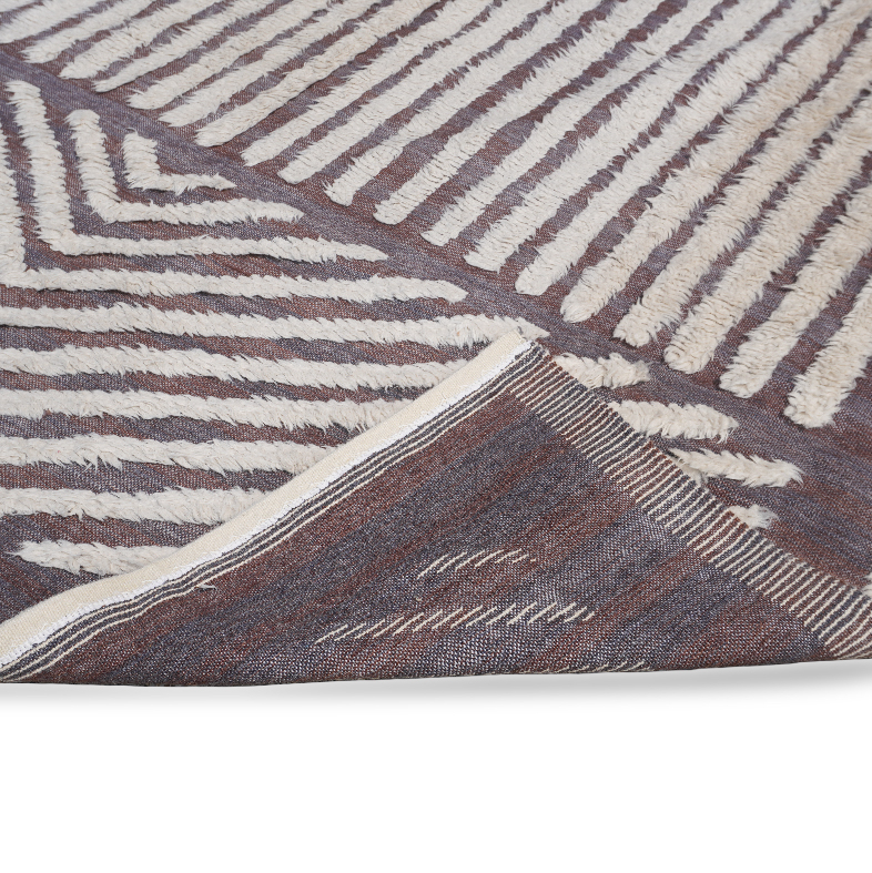 Beauvais Handwoven Wool Carpet (8 ft 9 in x 7 ft)