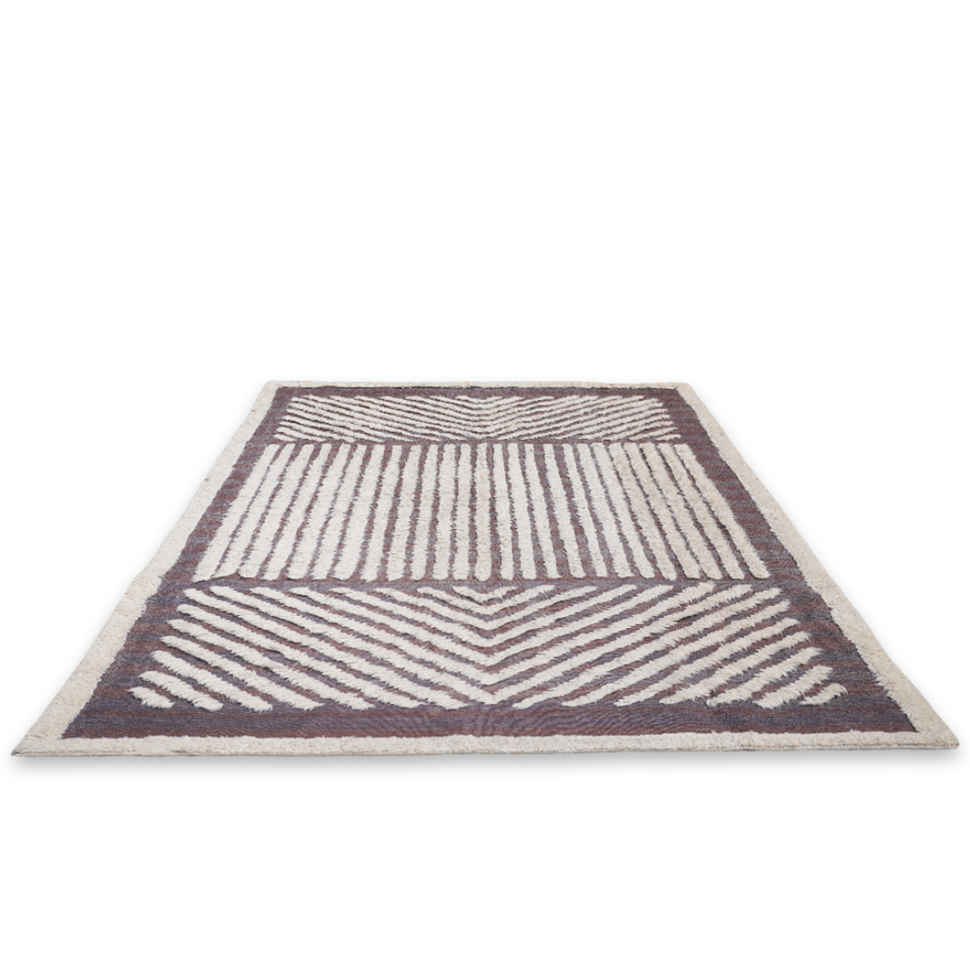 Beauvais Handwoven Wool Carpet (8 ft 9 in x 7 ft)
