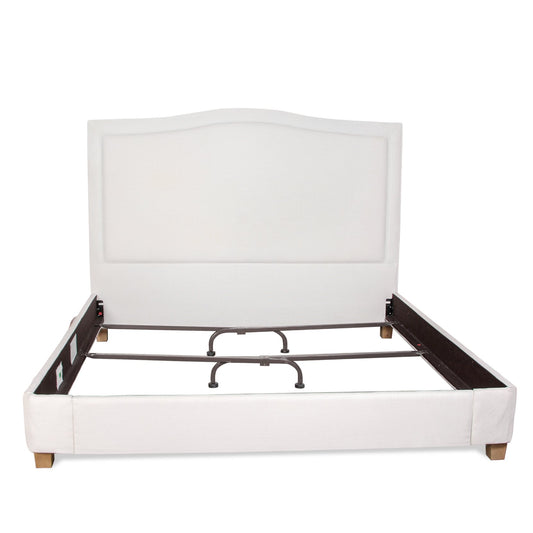 Belgian Linen King Size Bedframe from Restoration Hardware