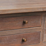 Belmont Oak 6 Drawer Console Table