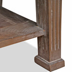 Belmont Oak 6 Drawer Console Table
