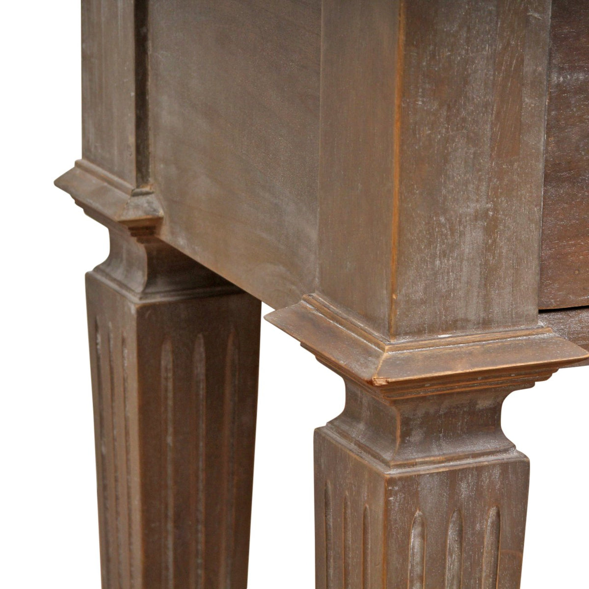 Belmont Oak 6 Drawer Console Table