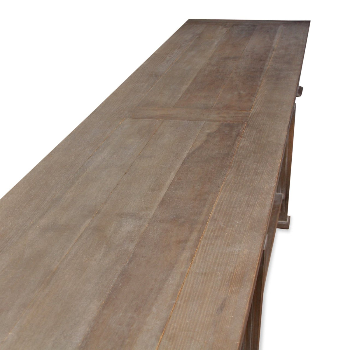 Belmont Oak 6 Drawer Console Table