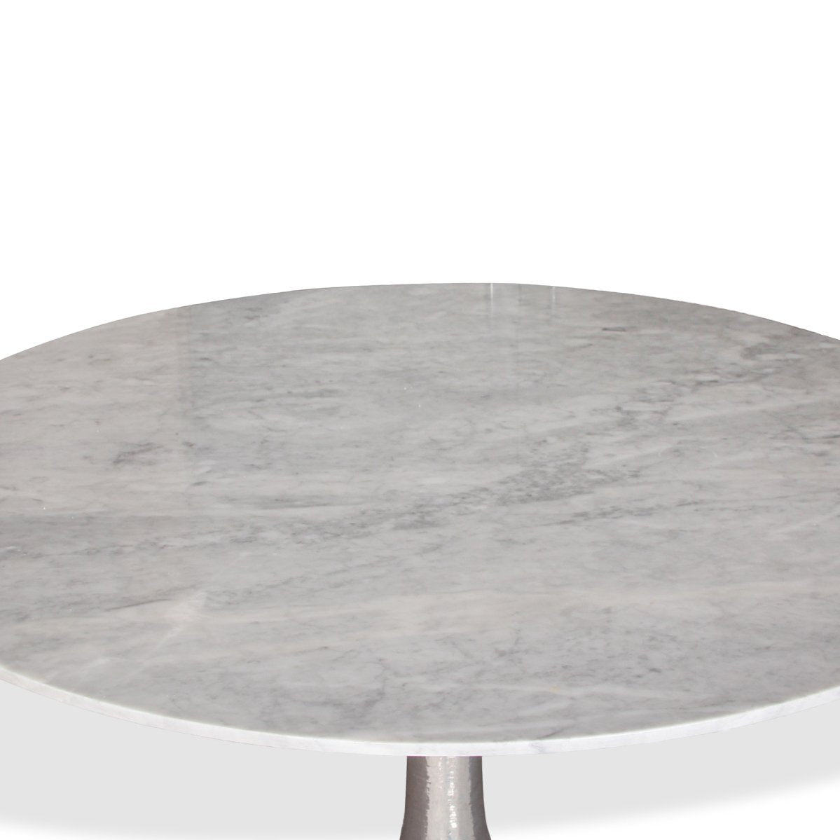 Bungalow 5 Stockholm Silver Tulip Marble Round Dining Table