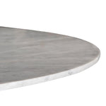 Bungalow 5 Stockholm Silver Tulip Marble Round Dining Table