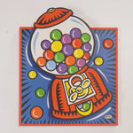 Burton Morris Juke Box Pop & Gumball Pop Artwork, 1999, Pair Of