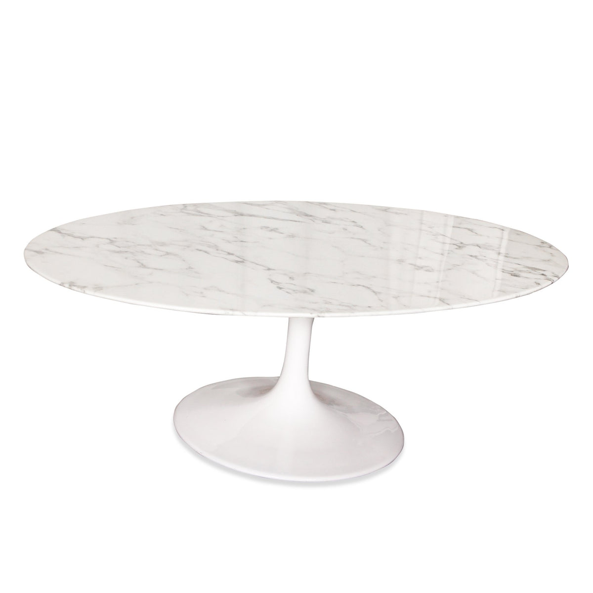 Carrara Marble Tulip Style Coffee Table