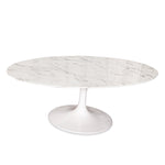 Carrara Marble Tulip Style Coffee Table