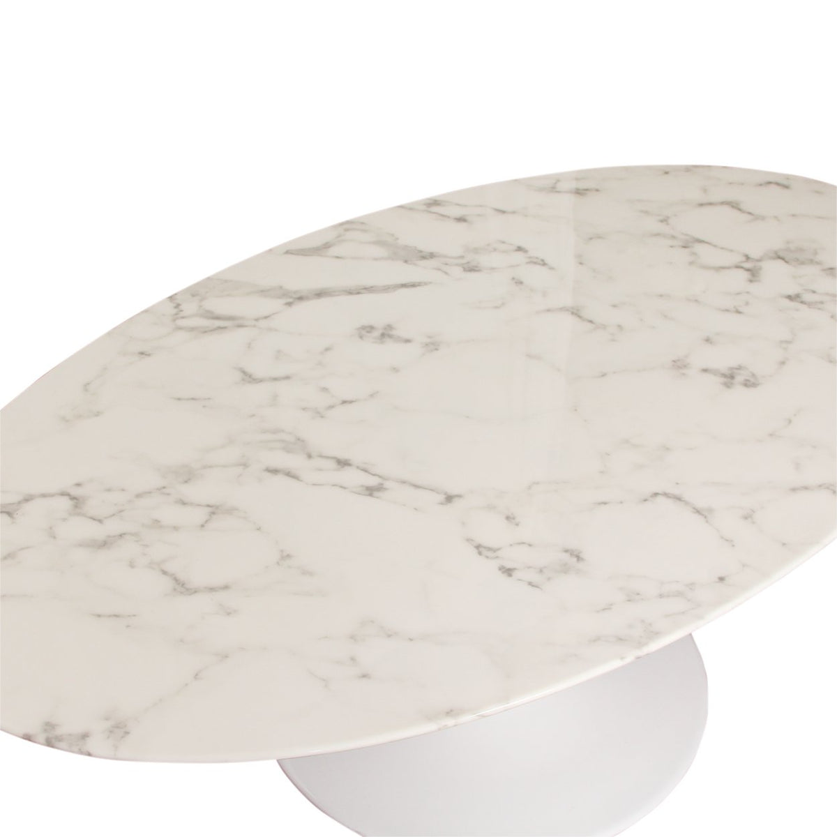 Carrara Marble Tulip Style Coffee Table