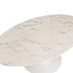 Carrara Marble Tulip Style Coffee Table