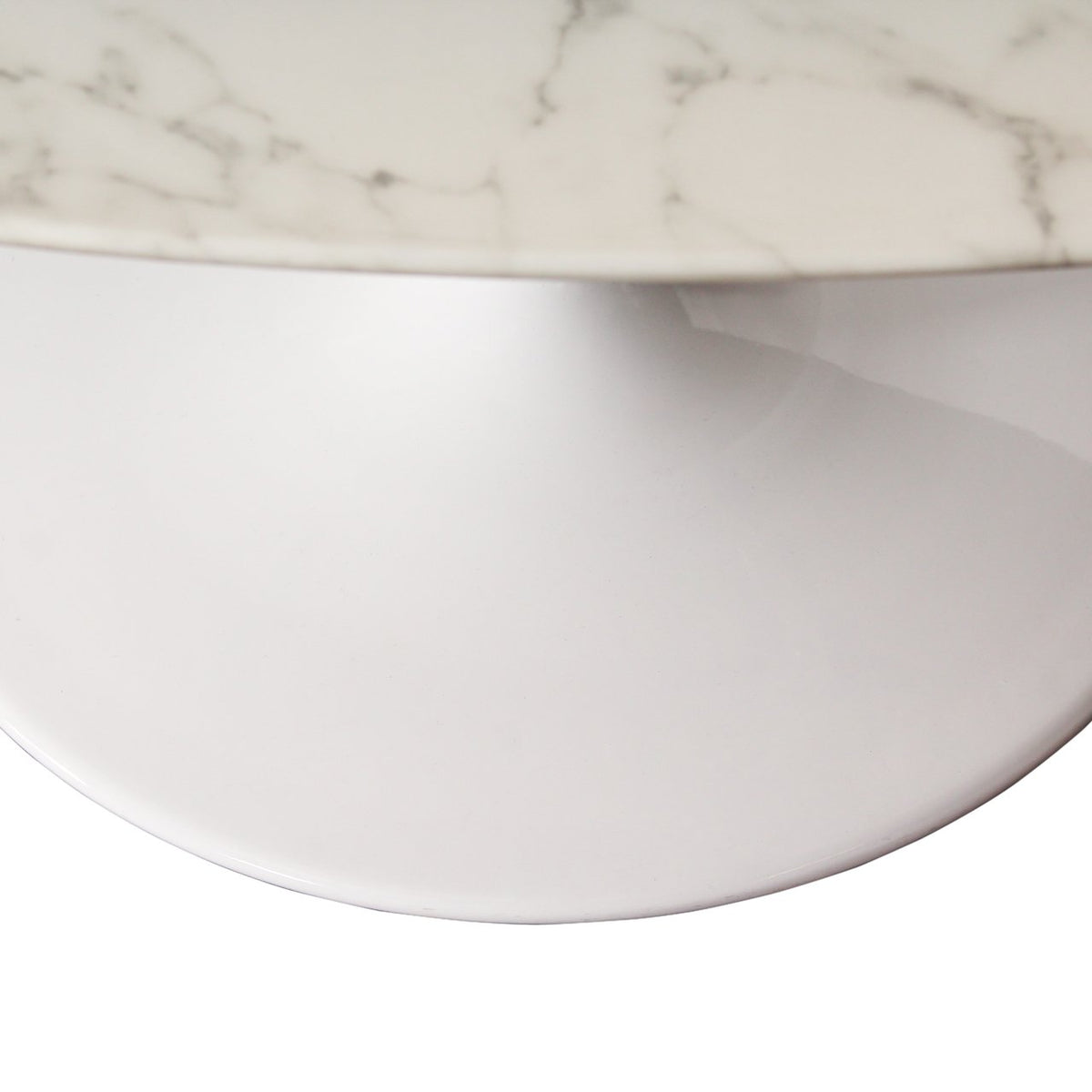 Carrara Marble Tulip Style Coffee Table
