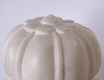 Carved Agra Style Marble Bookends or Paper Weight, Set of 2