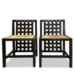 Cassina DS3 Cottage Chairs designed by Charles Rennie Mackintosh