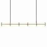 Roll & Hill Endless 5 Chandelier Endless Pendant by Jason Miller (Brand New- 65 Available)