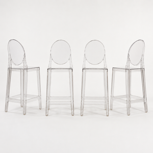 Kartell One More Stool by Philippe Starck, Set of 4