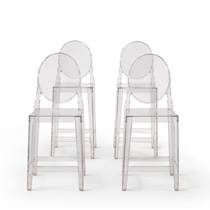 Kartell One More Stool by Philippe Starck, Set of 4