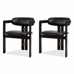 Pamplona Dining Chair by Augusto Savini for Pozzi, Italy, C1960s Pair of