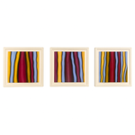 Waymond Anthony Grier Triptych, Signed WAG with COA