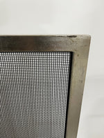 Niermann Weeks Clary Fireplace Screen with Silver Leaf Finish