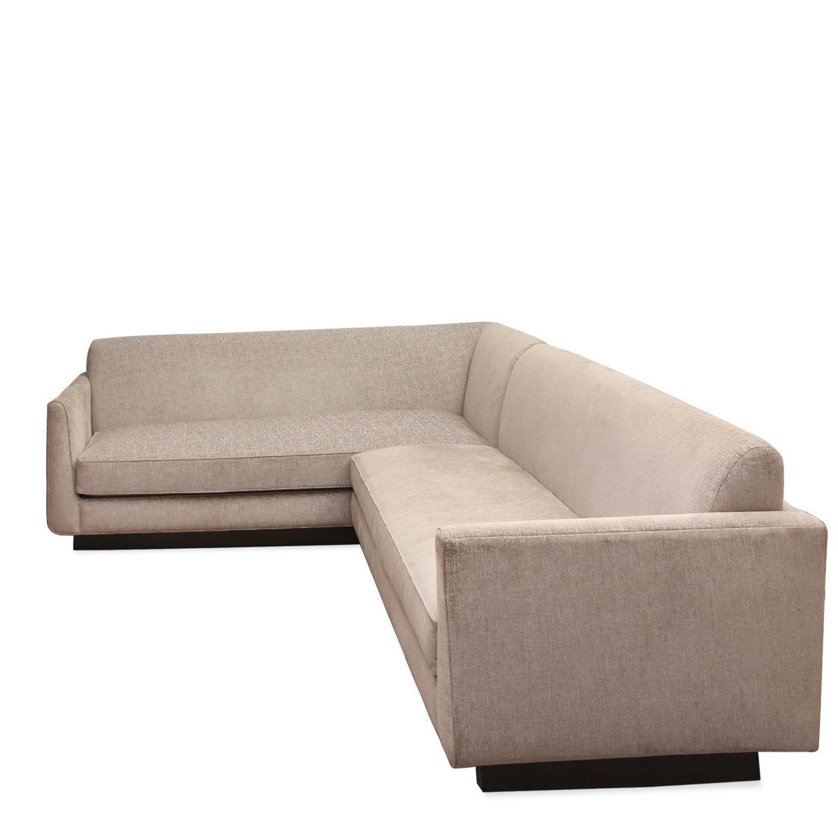 Cliff Young Allegro Sectional Sofa with Elitis Fabric