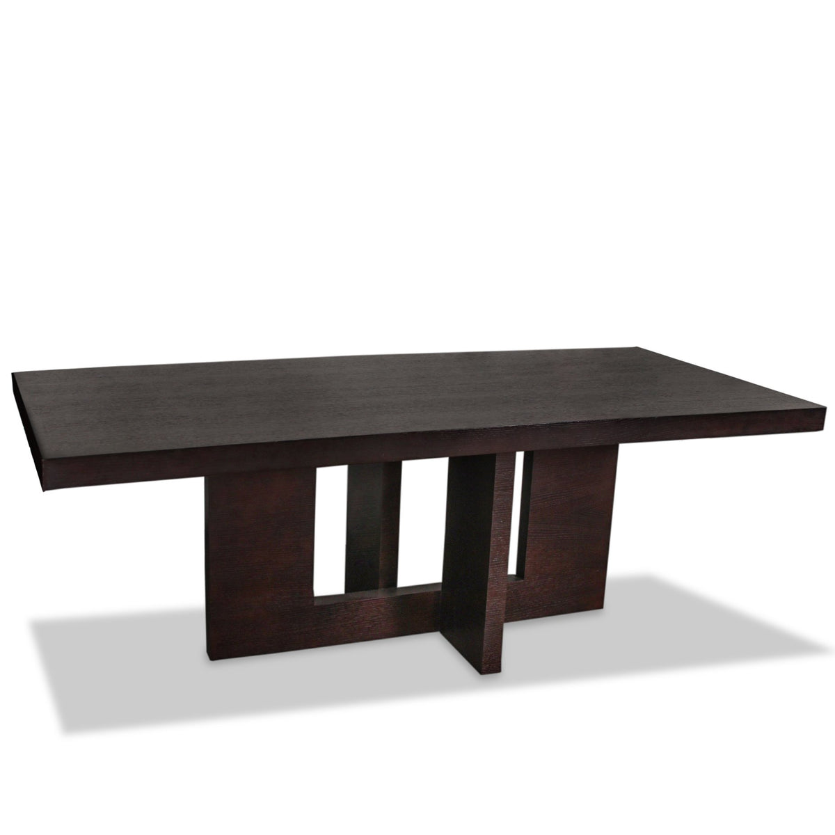 Contemporary Espresso Finish Dining Table