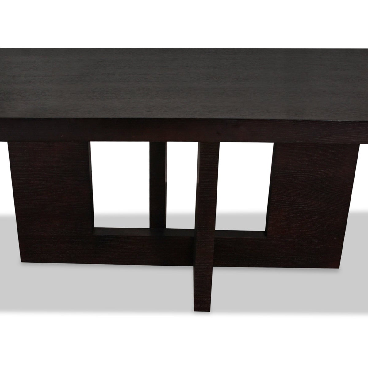 Contemporary Espresso Finish Dining Table