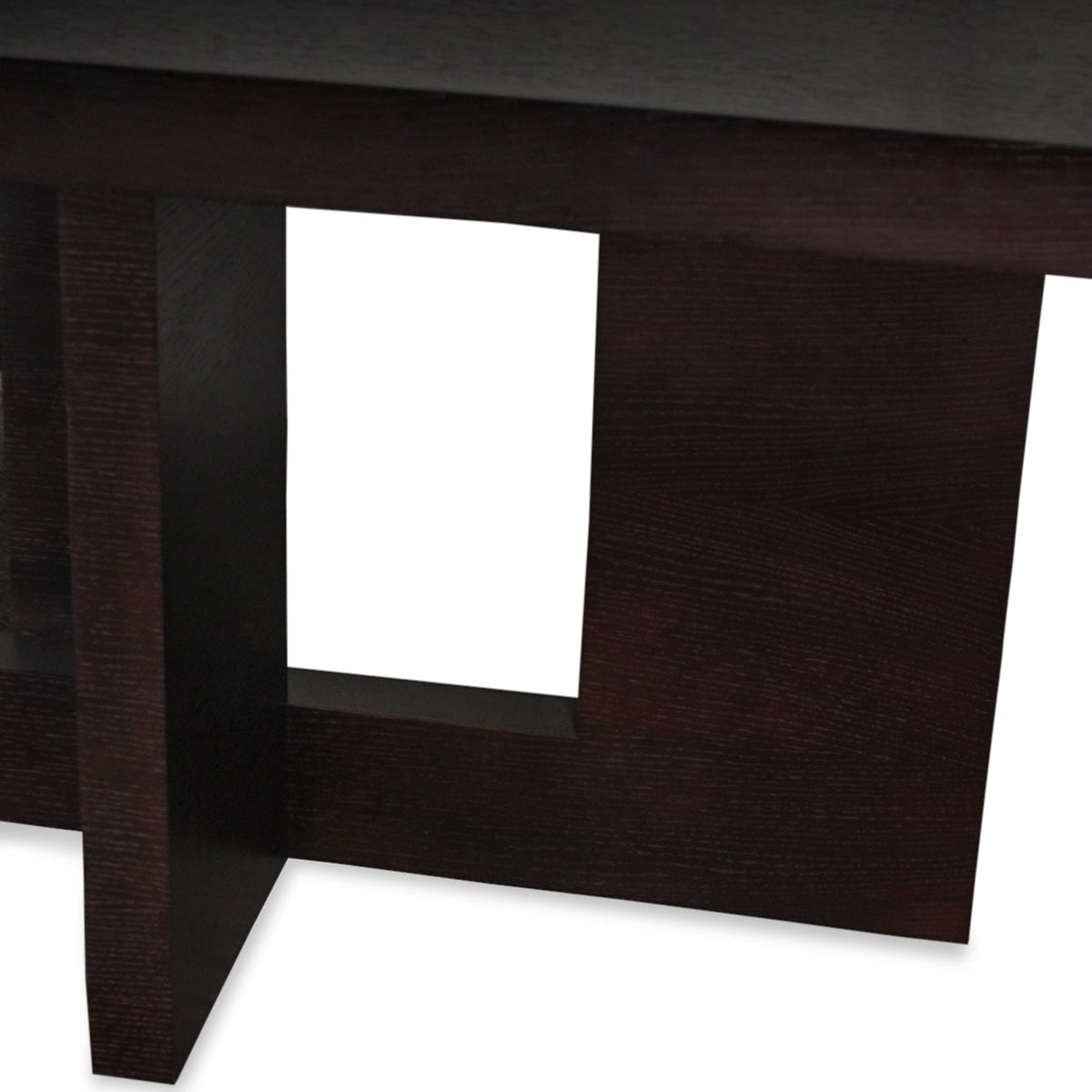 Contemporary Espresso Finish Dining Table