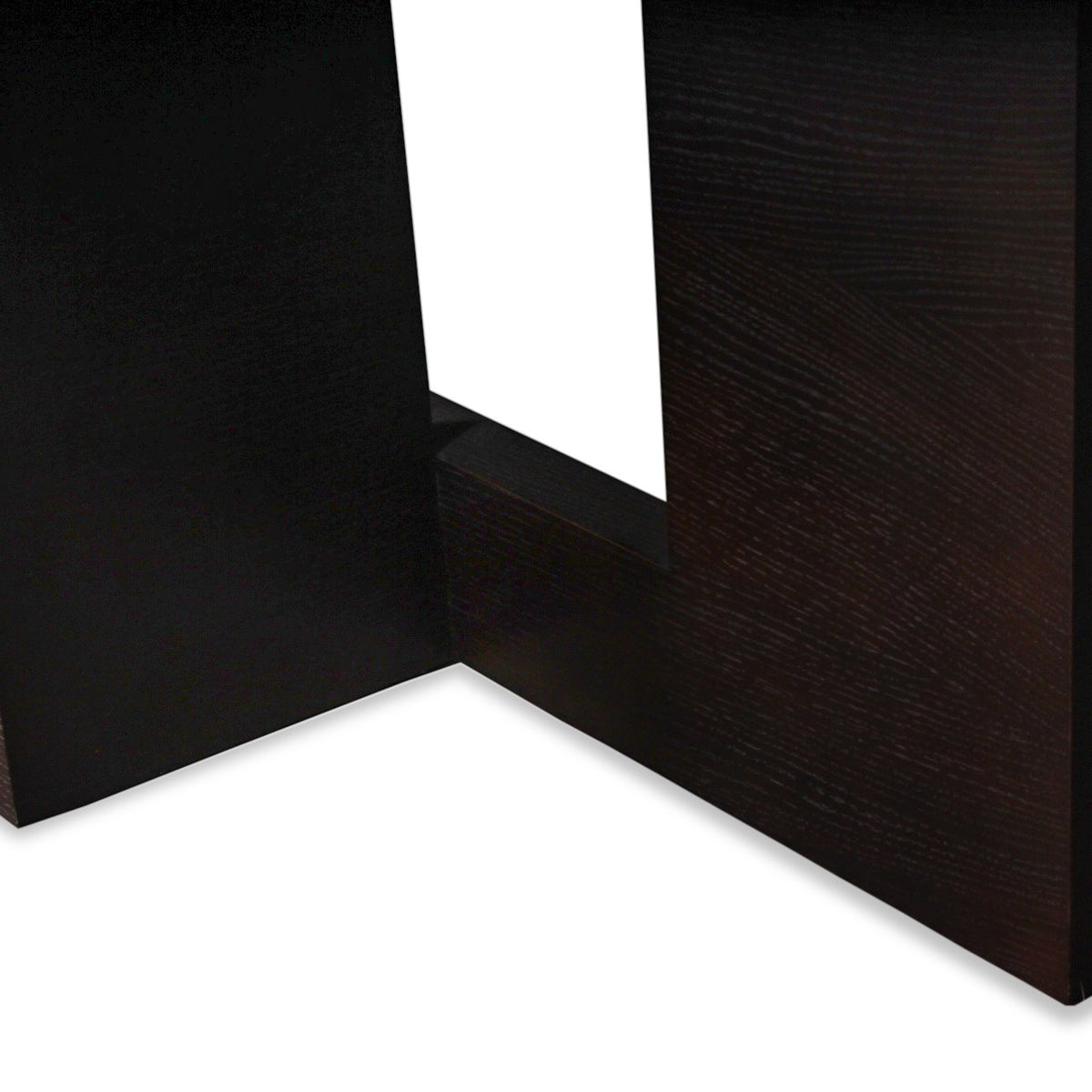 Contemporary Espresso Finish Dining Table