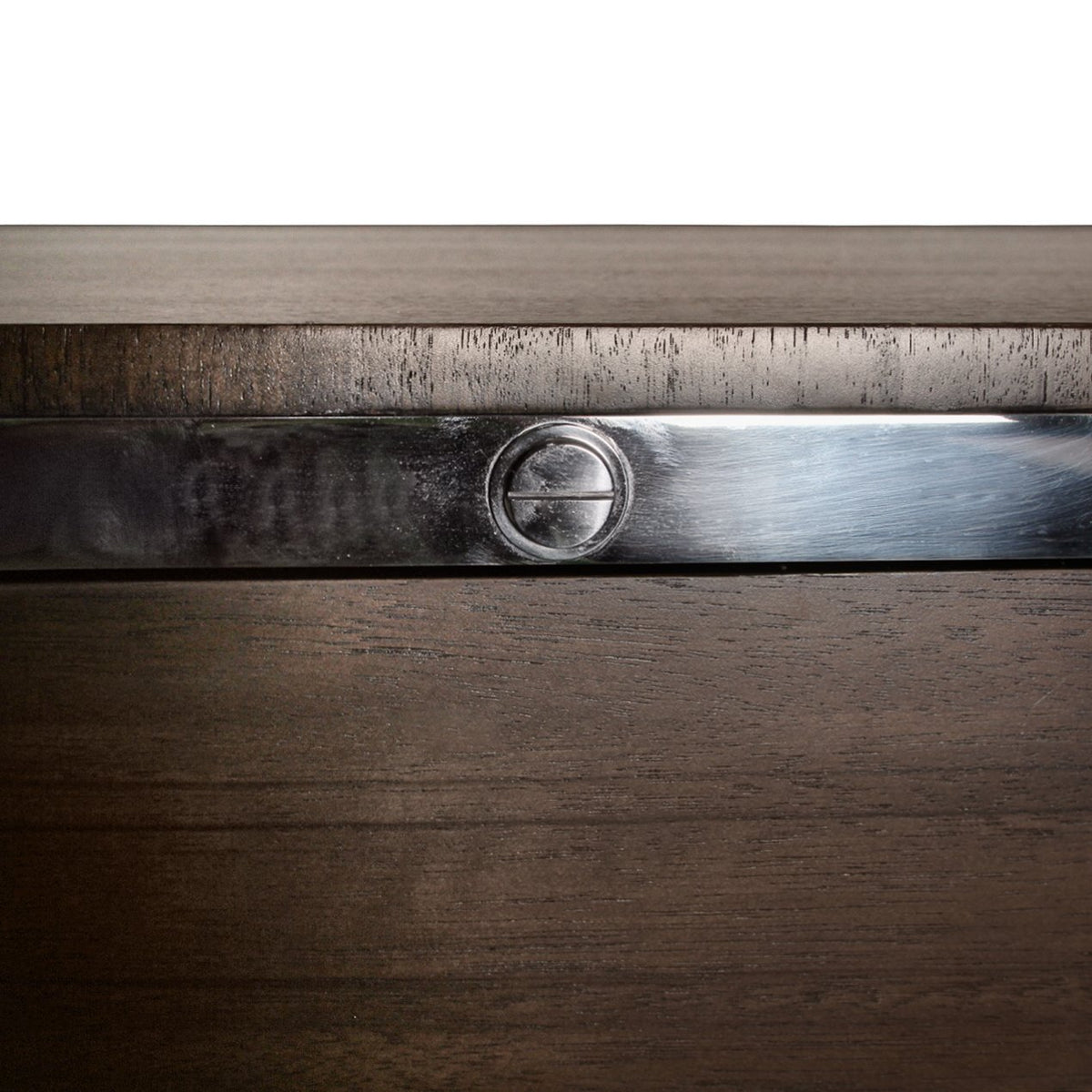 Contemporary Dresser with Silver Pulls