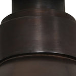 Contemporary Industrial Patinated Bronze  Pendant Light in the Style of Christian Liaigre