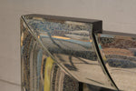 Contemporary Mirror with Antiqued Mirror Frame