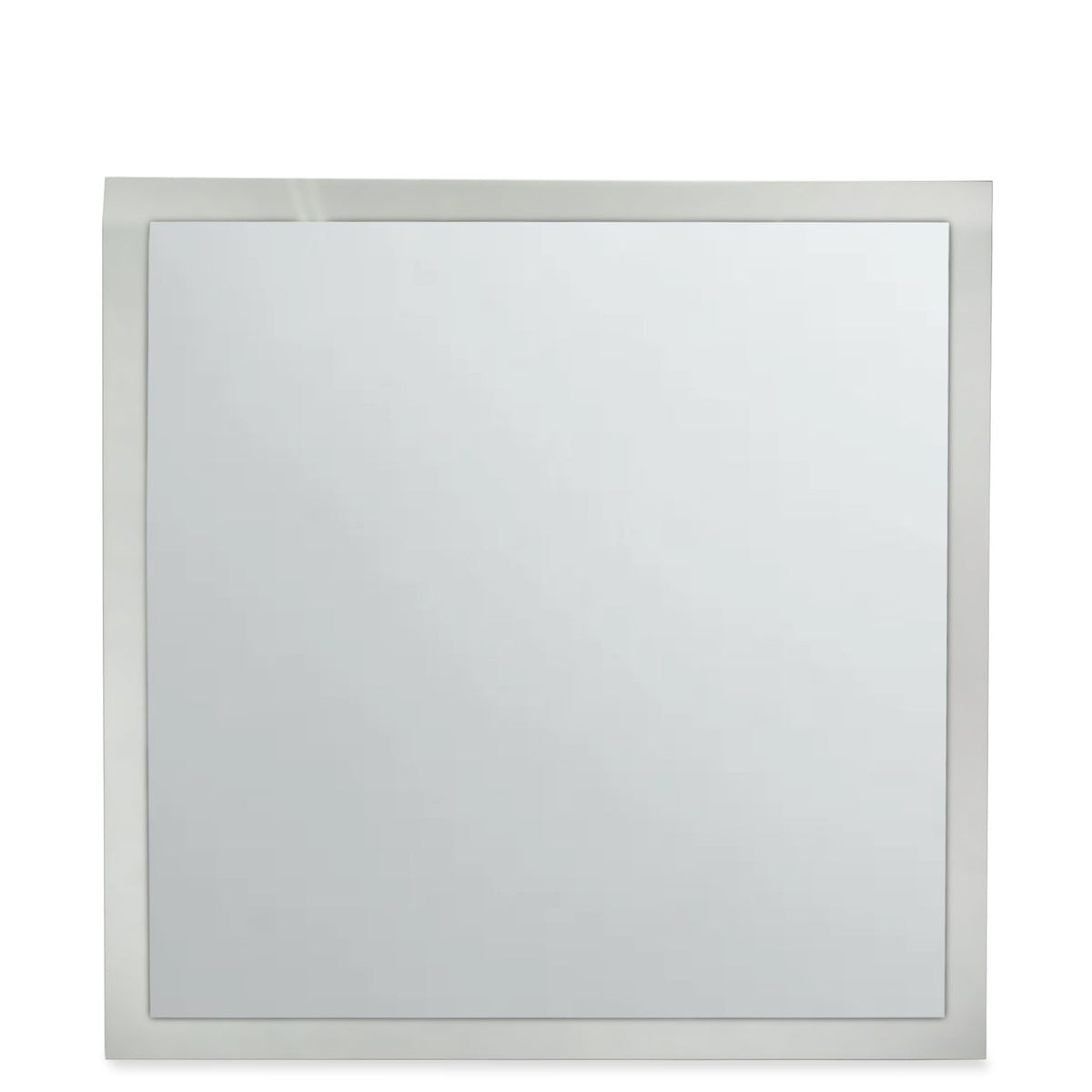 Contemporary Mirror with Frosted Glass Frame