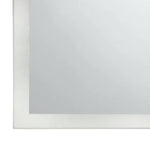 Contemporary Mirror with Frosted Glass Frame