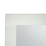 Contemporary Mirror with Frosted Glass Frame