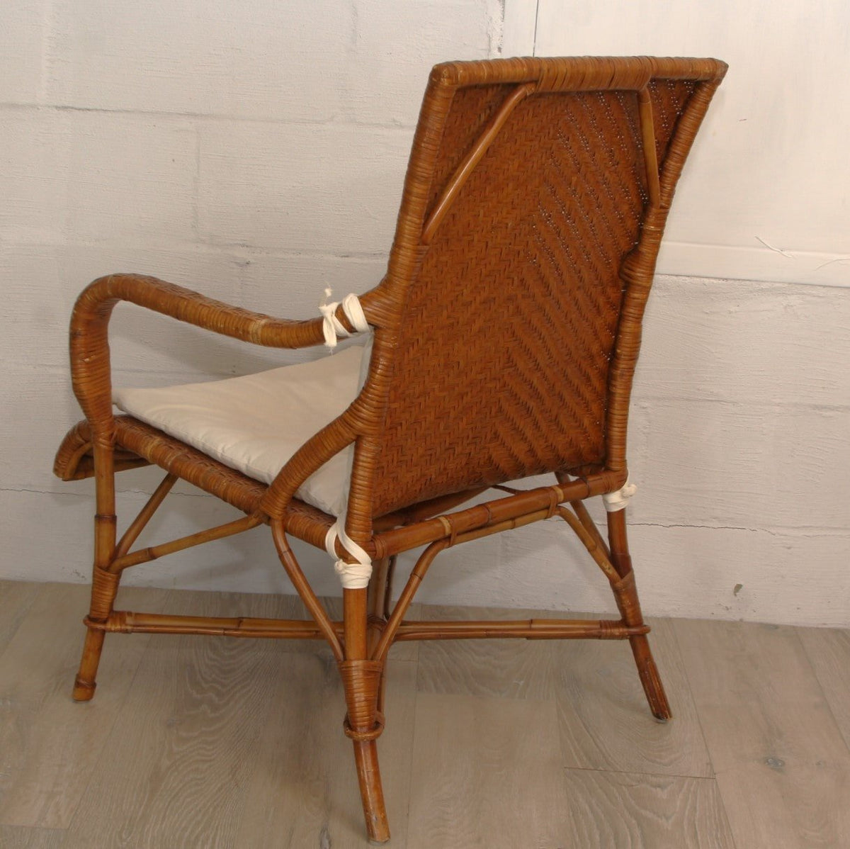 Crate & Barrel Rattan Accent Chair